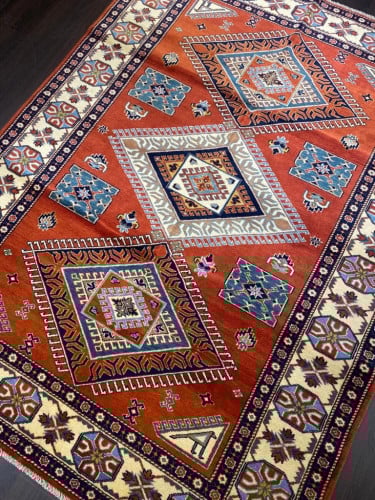 سجاد صوف مصنوع يدوياً مقاس: 150*200 سم - M47