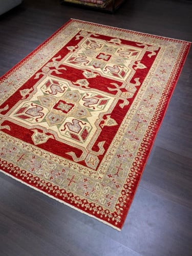 سجاد صوف مصنوع يدوياً مقاس 242*180 سم - F83