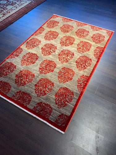 سجاد صوف مصنوع يدوياً مقاس: 122*190 سم - F30