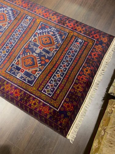 سجاد صوف مصنوع يدوياً مقاس 410*120 سم - F215