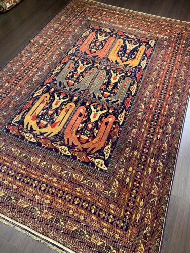 سجاد صوف مصنوع يدوياً مقاس: 200*300 سم - U68