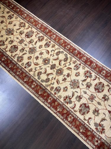 سجاد صوف مصنوع يدوياً مقاس: 80*300 سم - F91