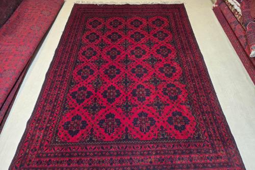 Hand made wool carpet FF 2x3