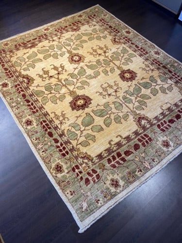 سجاد صوف مصنوع يدوياً مقاس: 155*185 سم F125