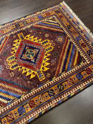 سجاد صوف مصنوع يدوياً مقاس 130*165 سم - G131