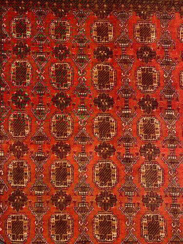 سجاد صوف مصنوع يدوياً مقاس: 204*284 سم - F234