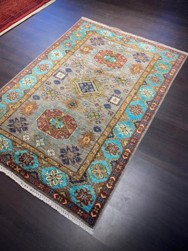 سجاد صوف مصنوع يدوياً مقاس: 125*180 سم - F44