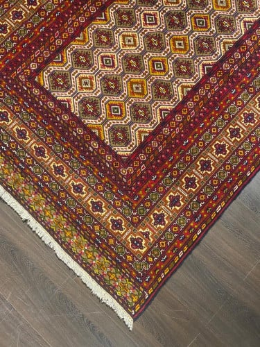 سجاد صوف مصنوع يدوياً مقاس 186*120 سم - A31