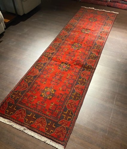 سجاد صوف مصنوع يدوياً مقاس: 80*305سم B23