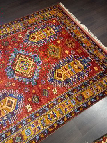 سجاد صوف مصنوع يدوياً مقاس 230*185 سم - G166