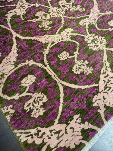 سجاد صوف مصنوع يدوياً مقاس: 141*192 سم - F126