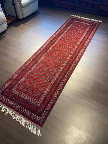 سجاد صوف مصنوع يدوياً مقاس: 80*300 سم - S43