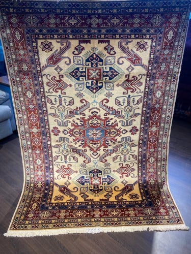 سجاد صوف مصنوع يدوياً مقاس: 130*186 سم - M100