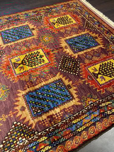سجاد صوف مصنوع يدوياً مقاس 127*175 سم - G147