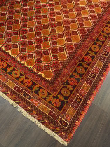 سجاد صوف مصنوع يدوياً مقاس: 190*290 سم - U84