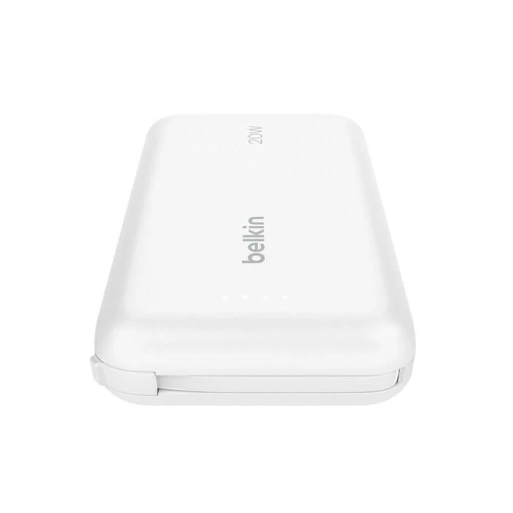 باور بانك Belkin BoostCharge 10K مع كيبل مدمج – شحن سريع PD 20W