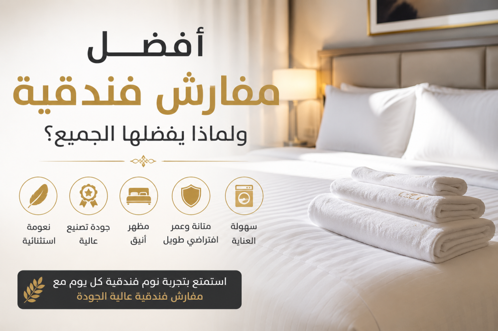 كيفية العناية بمفارش السرير الفندقية