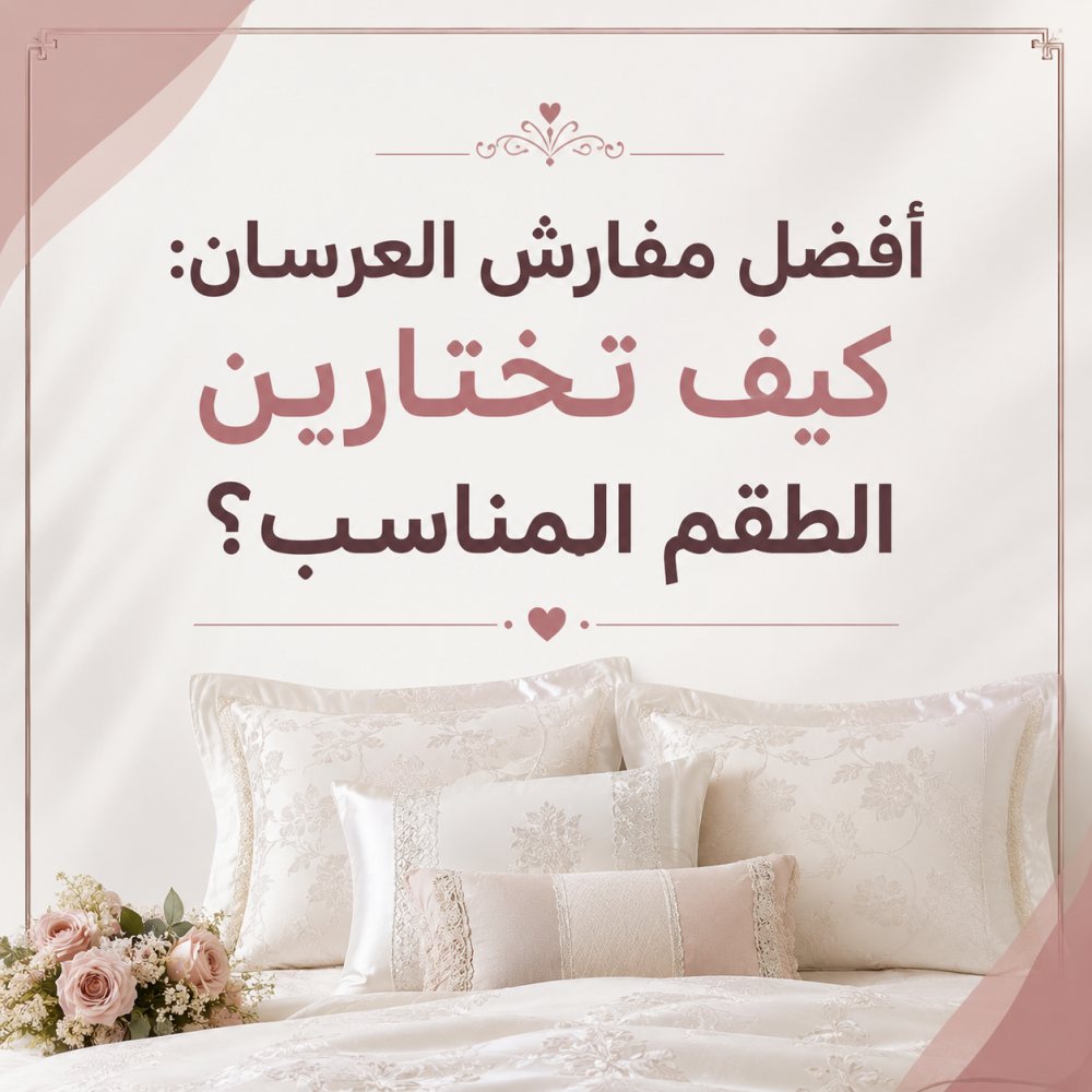 أفضل مفارش العرسان و كيف تختارين الطقم المناسب