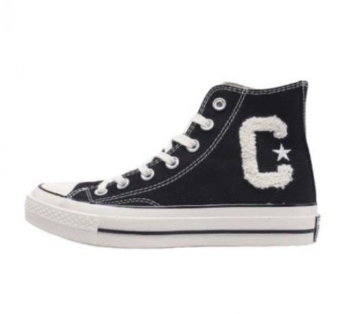 Varsity Letter BLACK HI CUT Converse
