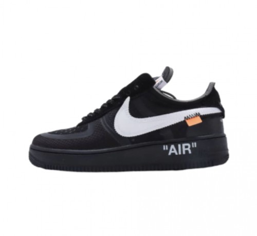 Off-White x Nike Air Force 1 Logo‘Black