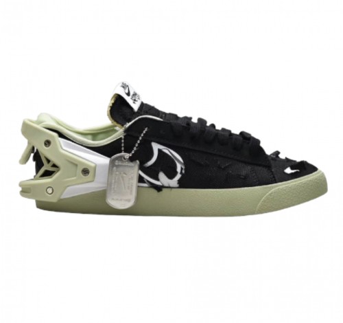 NIKE Burgundy ACRONYM ® Edition Blazer Low Sneakers