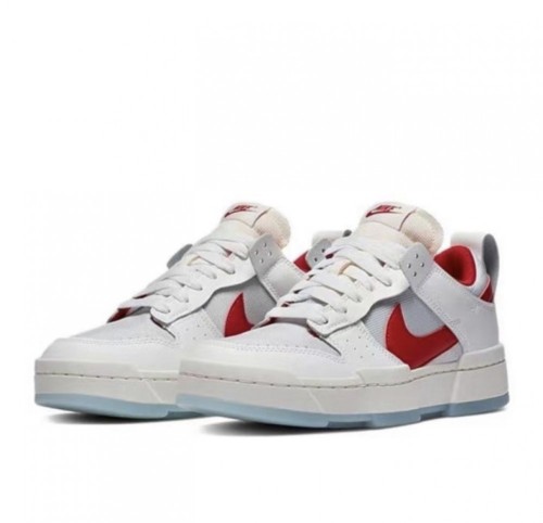 (WMNS) Nike Dunk Low Disrupt 'White Gym Red'