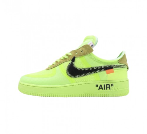 Off-White x Nike Air Force 1 Logo‘Volt