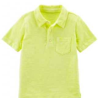 بلوزة بولو ولادي ماركة كارترز - أصفر