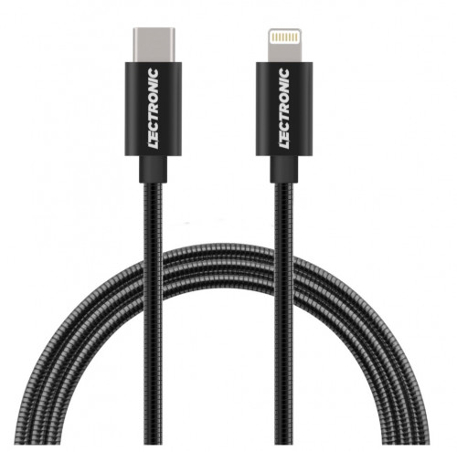 كيبل ايفون 1m معدني - Lectronic