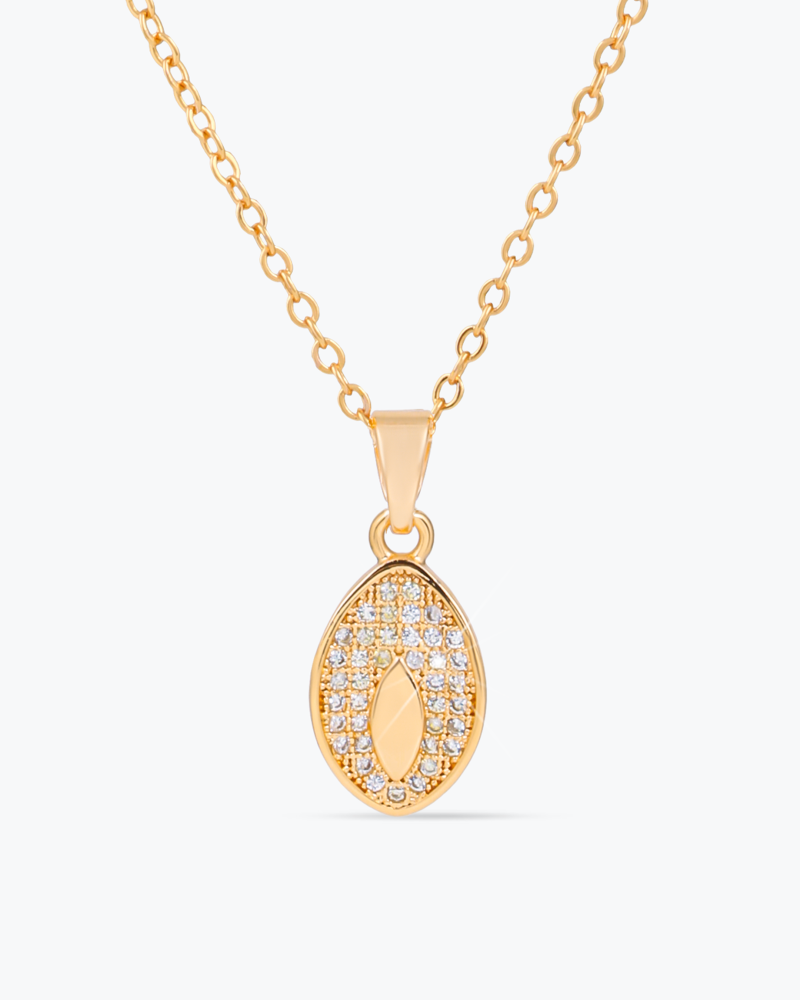 طقم مجوهرات أطفال بتصميم قطرة الندى بلمعة الألماس