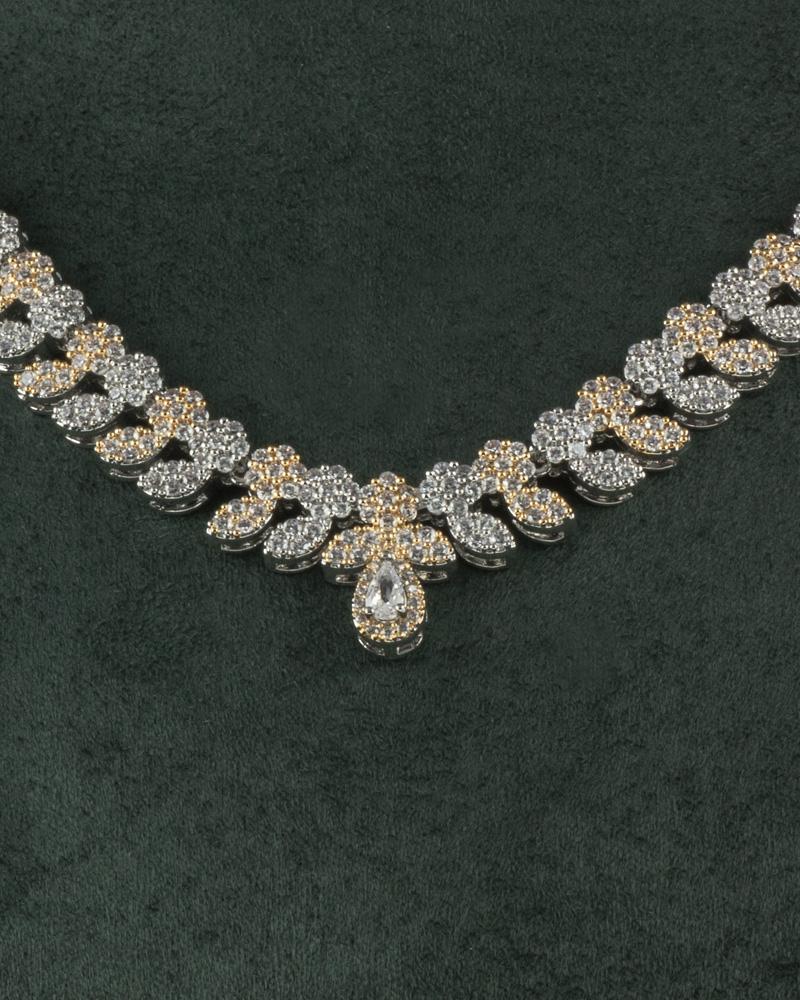 طقم شوكر  5 قطع مع ساعة يد فاخرة للهدايا الفاخرة