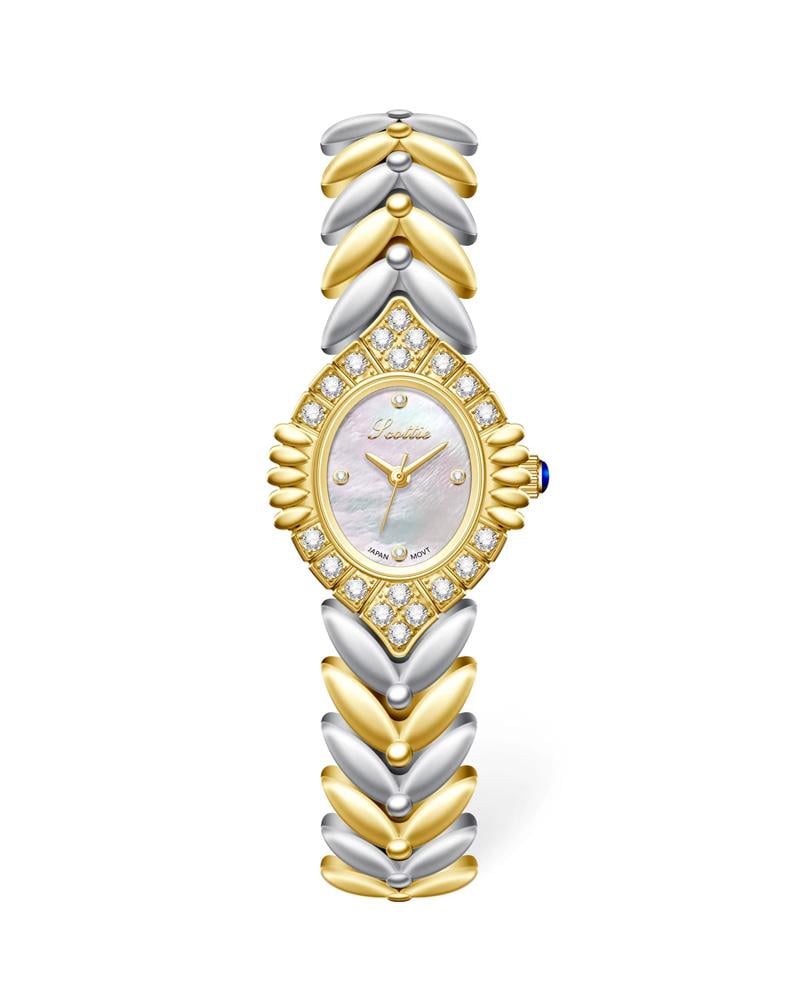 ساعة ستيل نسائية فاخرة