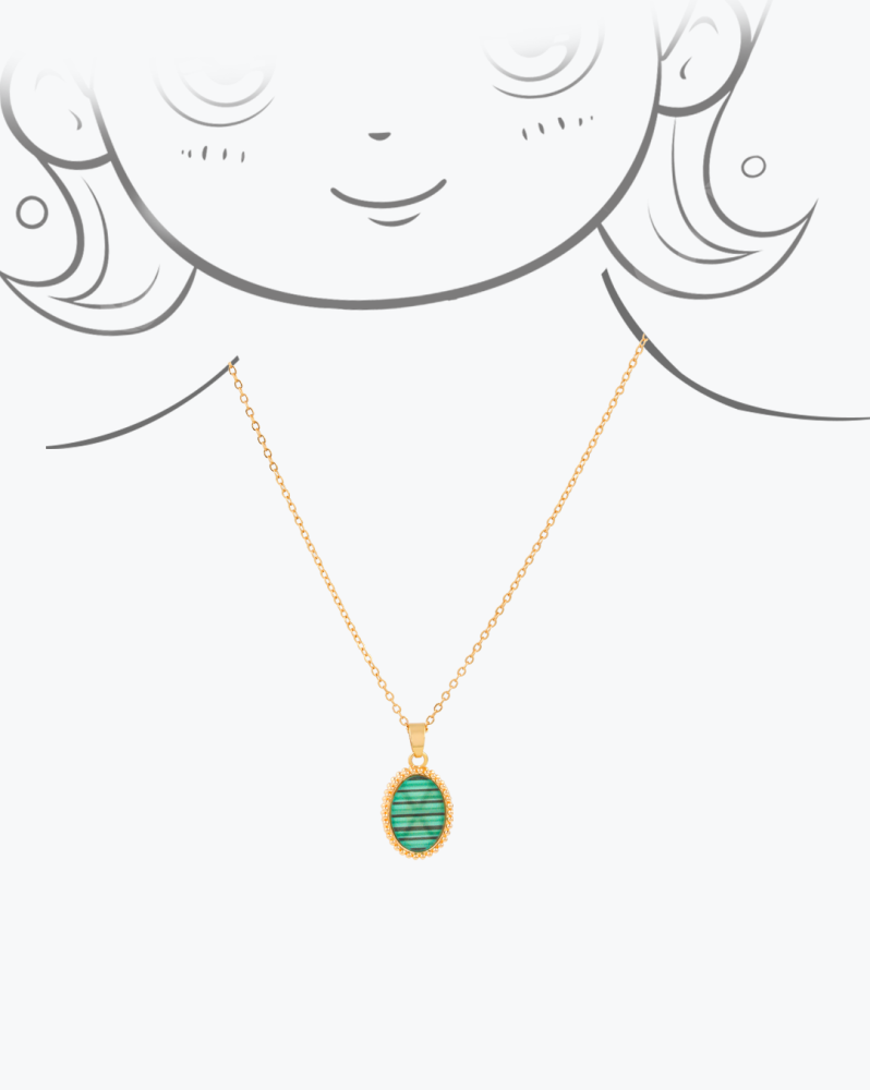 طقم مجوهرات أطفال 5 قطع بلمعة الذهب