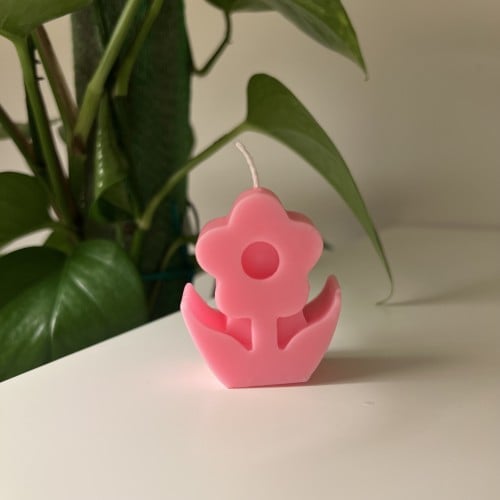 Flower candle