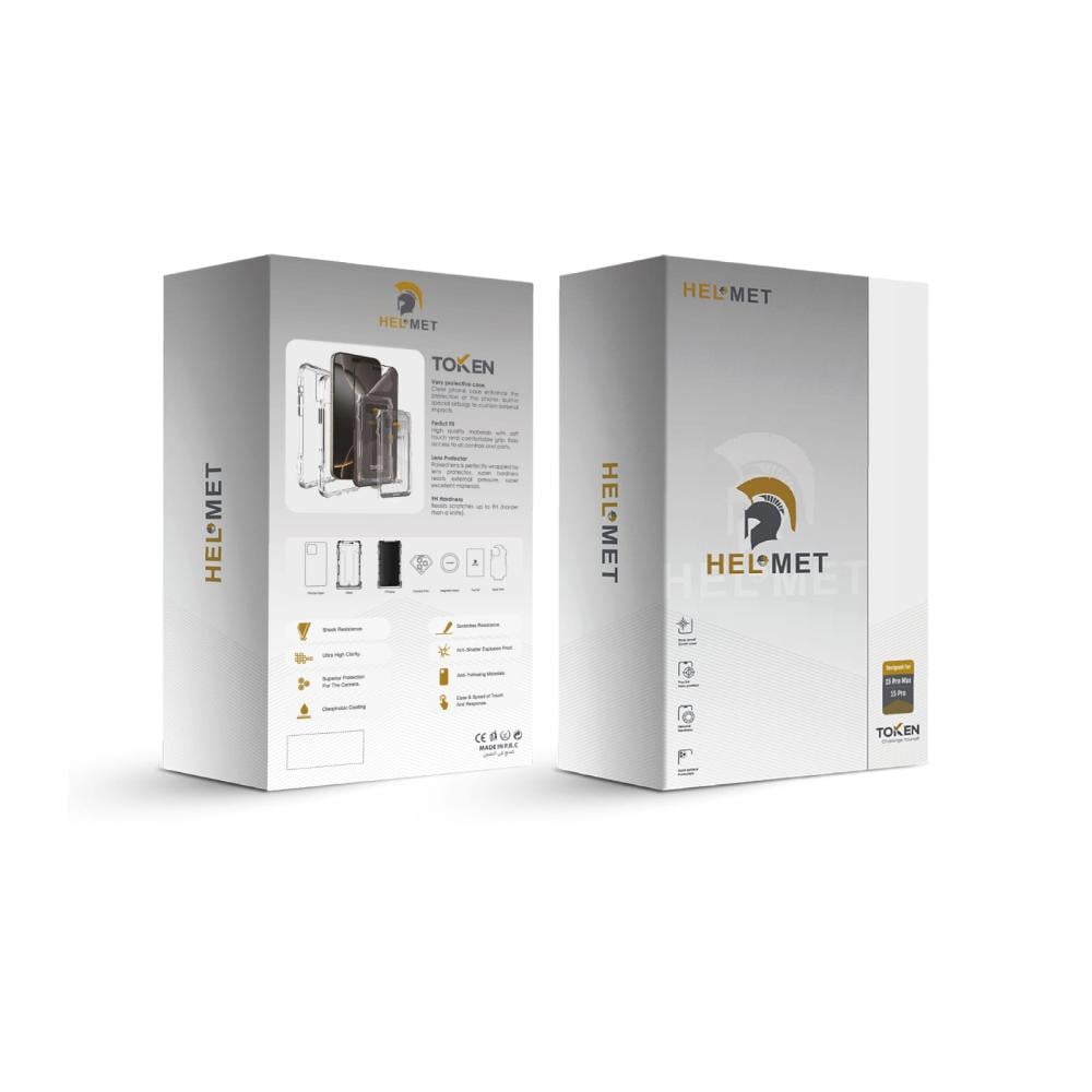 بكج ايفون 17 برو ماكس ماركة هيلمت HELMET الاصدار Token