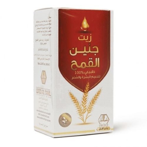 وادي النحل زيت جنين القمح لتنعيم البشرة والشعر 60...