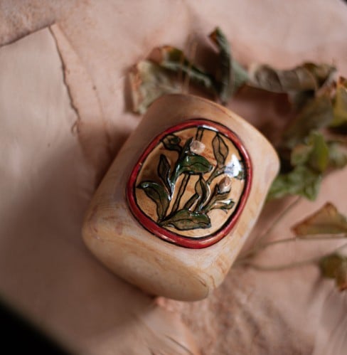 رَوْح /ROUH كوب رخامي بدون يد 1/4