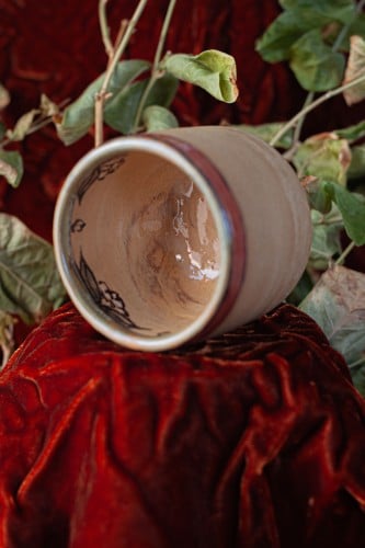 رَوْح /ROUH كوب رخامي بدون يد 4/3