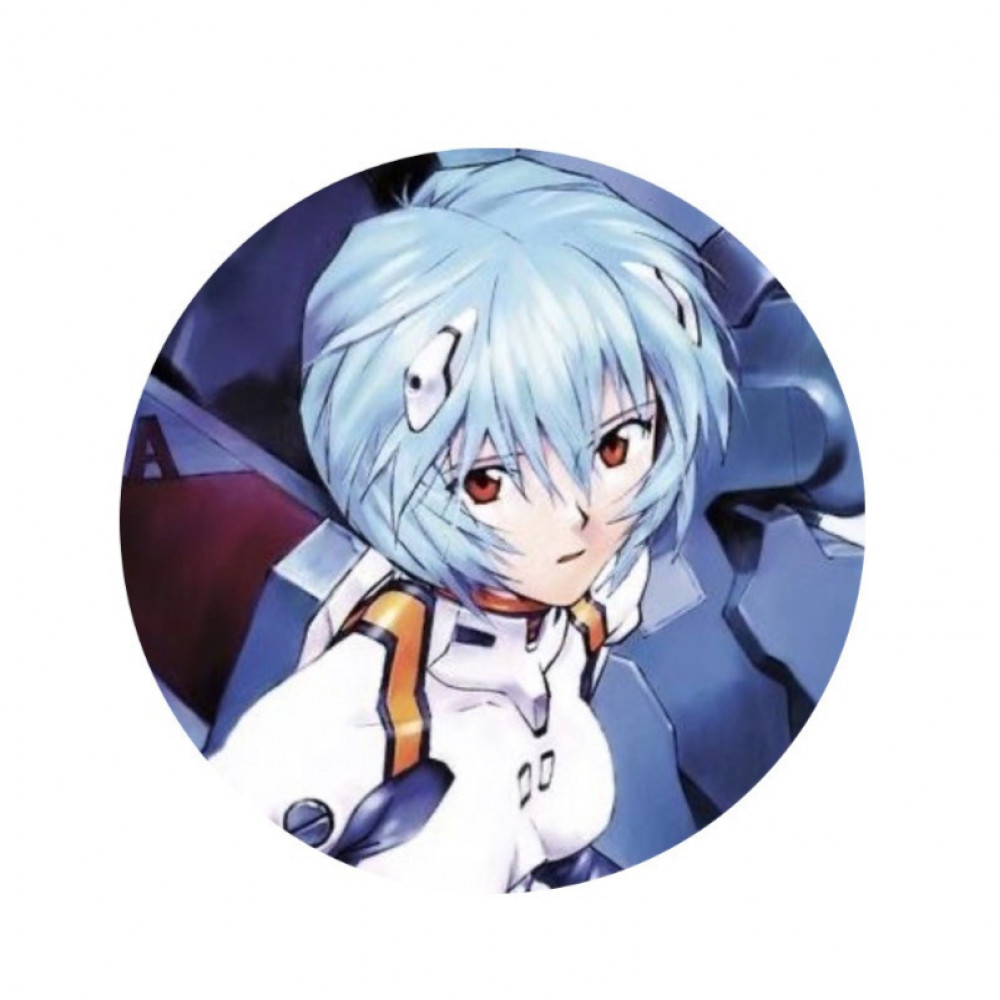 Ayanami rei brooch