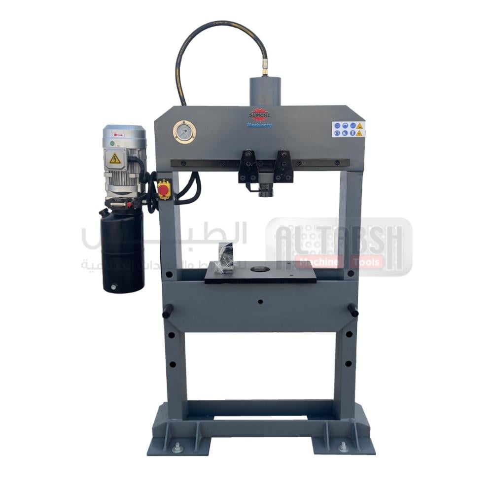 SP-20M ELECTRICAL ONLY H-TYPE HYDRAULIC PRESS with MOVABLE HEAD  مكبس هيدرولك كهرباء فقط / ثقيل / راس متحرك 20 طن