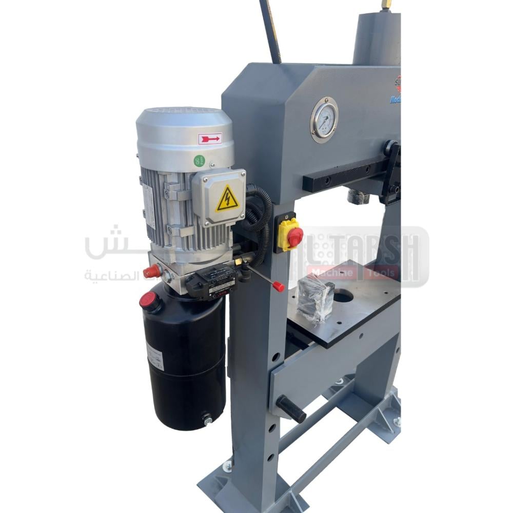 SP-20M ELECTRICAL ONLY H-TYPE HYDRAULIC PRESS with MOVABLE HEAD  مكبس هيدرولك كهرباء فقط / ثقيل / راس متحرك 20 طن