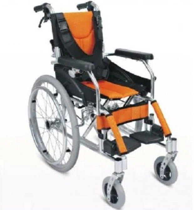 كرسي اطفال متحرك المونيوم