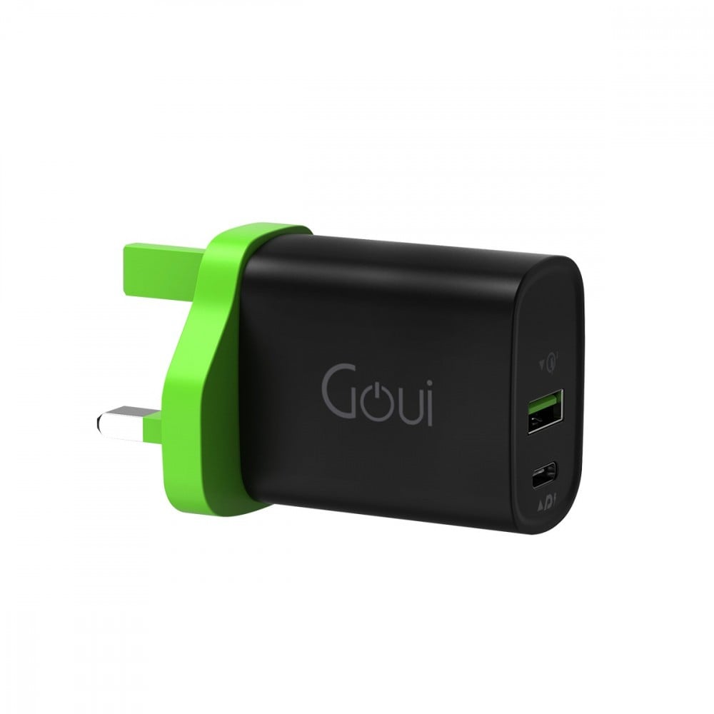 شاحن جداري MINI20 منفذ تايب سي بقوة 20 واط - أسود - GOUI