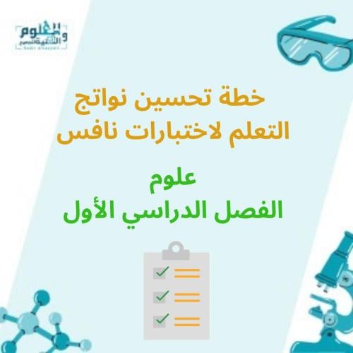 خطة تحسين نواتج التعلم لاختبارات نافس ثالث متوسط