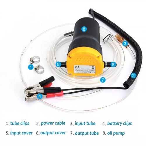مضخة شفط زيوت وسوائل 12V