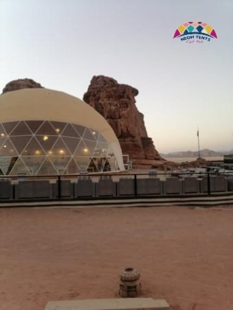 أفكار ُمبتكرة لتنسيق السطح مع خيام القبة