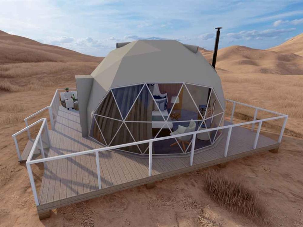 القبب الجيوديسية: ثورة هندسية في عالم البناء والسياحة الفاخرة