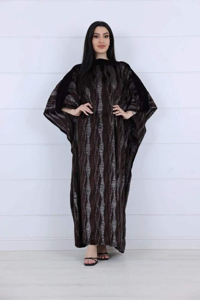 كوليكشن جلابيات أيس كيوب الشتوي: فخامة المخمل والجكار في إطلالة تدوم طوال الموسم