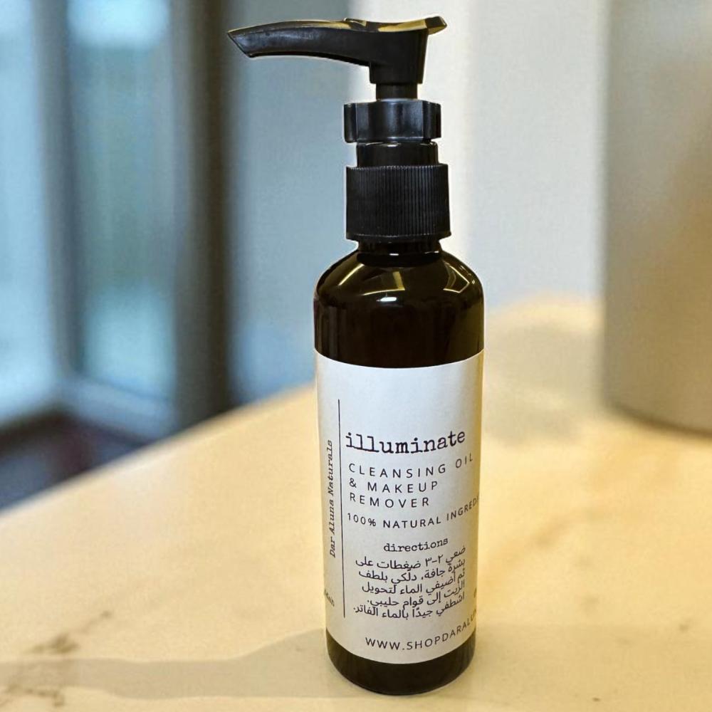 مزيل مكياج زيتي لطيف Illuminate لبشرة نقية ومنتعشة