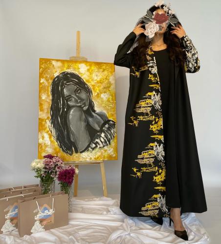 فستان تحت العباية Under Abaya dress